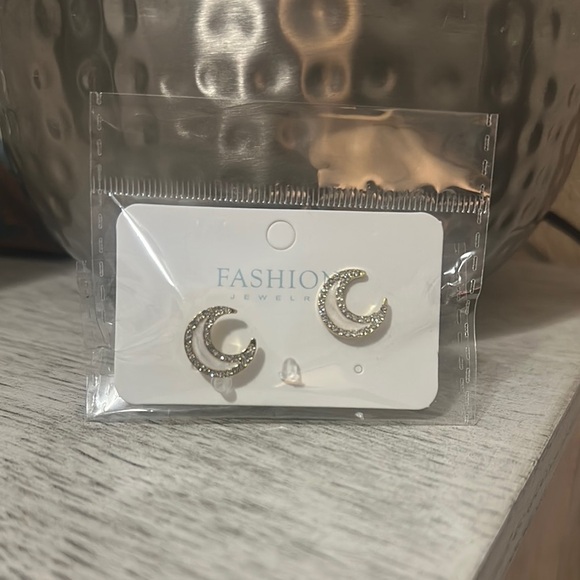 Fashion Jewelry Jewelry - Fashion Jewelry Silver Crescent Moon Earrings